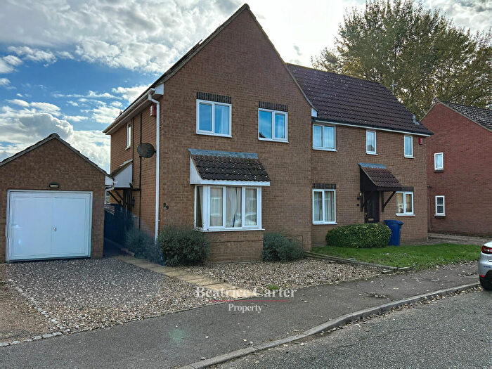 2 Bedroom Semi Detached House For Sale In Falcon Way, Beck Row, IP28