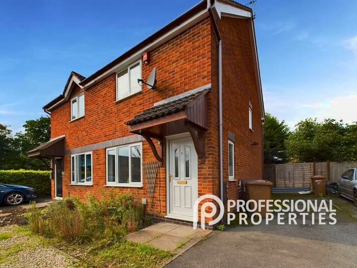 2 Bedroom Semi-Detached House To Rent In Bowlees Court, Littleover, Derby, Derbyshire, DE23
