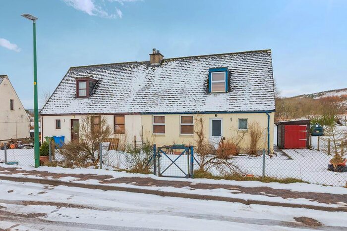 3 Bedroom Semi-Detached House For Sale In Cassley Drive, Rosehall, Lairg, IV27