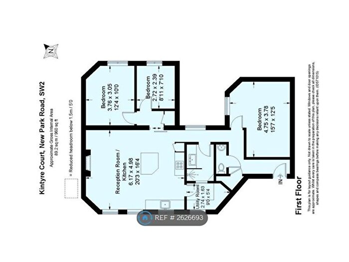 3 Bedroom Flat To Rent In New Park Road, London, SW2