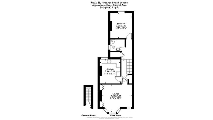 1 Bedroom Flat For Sale In Flat, Kingswood Road, Chiswick, London, W4