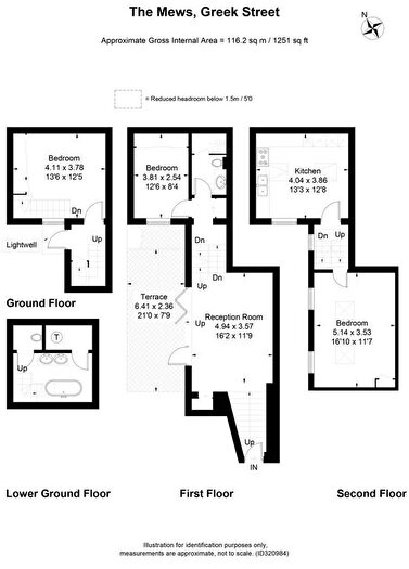 3 Bedroom Mews To Rent In Greek Street, London, W1D