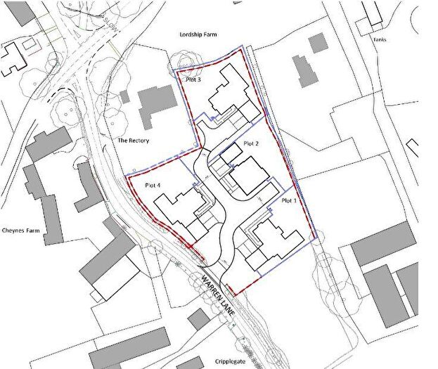 5 Bedroom Land For Sale In Planning Permission For Detached Homes Set Within . Acres, The Paddock, Warren Lane, Cottered, Buntingford, SG9
