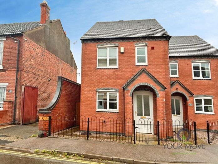 2 Bedroom Semi-Detached House For Sale In Oversetts Road, Newhall, Swadlincote, Derbyshire, DE11
