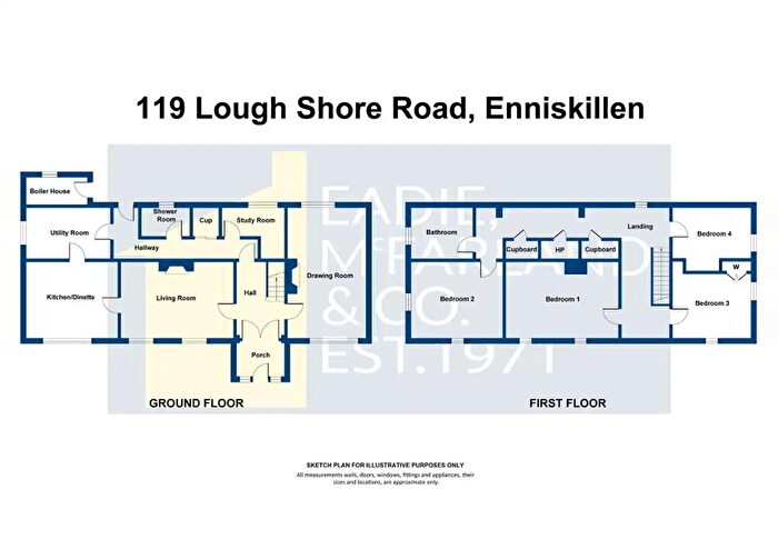 4 Bedroom House And Lands For Sale In Loughshore Road, Enniskillen, BT74