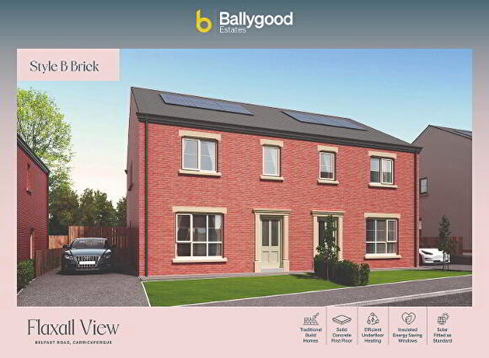 4 Bedroom Semi-Detached House For Sale In Style B, Flaxall View, Carrickfergus, BT38