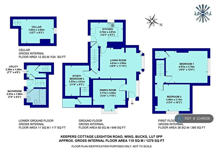 2 Bedroom Detached House To Rent In Ascott, Wing, Leighton Buzzard, LU7
