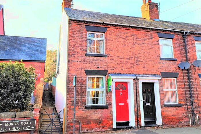 2 Bedroom End Of Terrace House To Rent In Upper Church Street, Oswestry, Shropshire, SY11