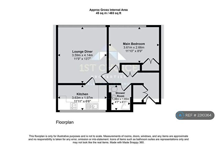 1 Bedroom Flat To Rent In Ramsons Avenue, Conniburrow, Milton Keynes, MK14