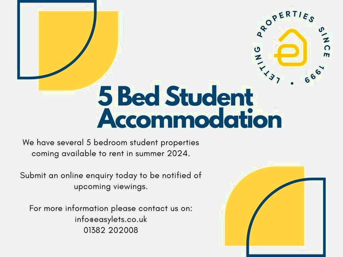 5 Bedroom Property To Rent In Bed Student Property, Nethergate, Dundee, DD1