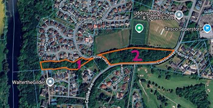 Land For Sale In Parcels Of Lane At, Castle Gate, Uddingston, Glasgow, Lanarkshire, G71