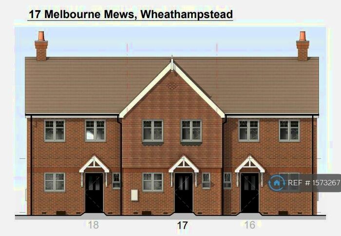 3 Bedroom Terraced House To Rent In Melbourne Mews, Wheathampstead, St. Albans, AL4