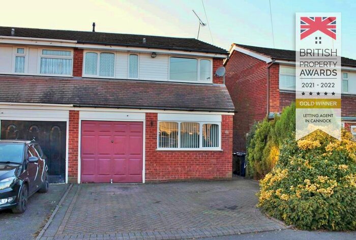 3 Bedroom Semi-Detached House To Rent In Devon Road, Cannock, WS11