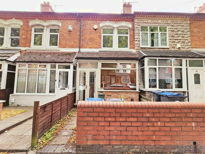 2 Bedroom Terraced House To Rent In Dean Road, Erdington, Birmingham, B23
