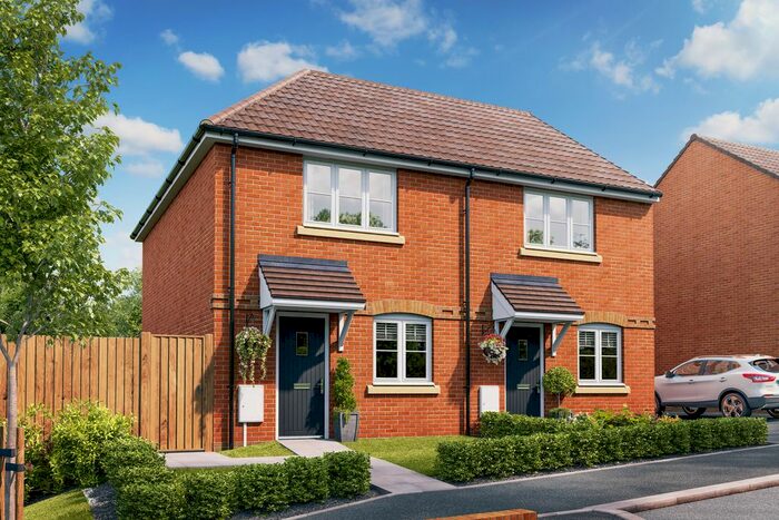2 Bedroom Semi-detached House For Sale In "The Hardwick" At Desborow Lane, Royston, SG8