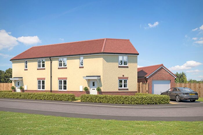 3 Bedroom Semi Detached House For Sale In "The Monkswood" At Roundhouse Gate North Quarter, Round House Way, Cringleford, NR4