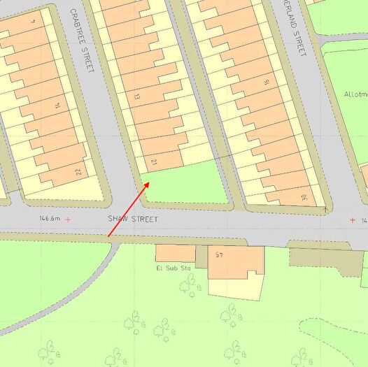 Land For Sale In Land Formally The House, Crabtree Street, Colne, Lancashire, BB8