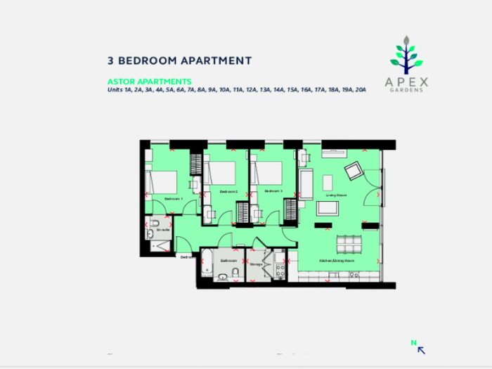 3 Bedroom House To Rent In Apex Gardens Seven Sisters Road, London, London, N15