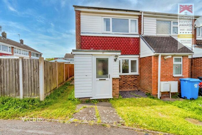 2 Bedroom End Of Terrace House To Rent In Achilles Close, Great Wyrley, Walsall, WS6