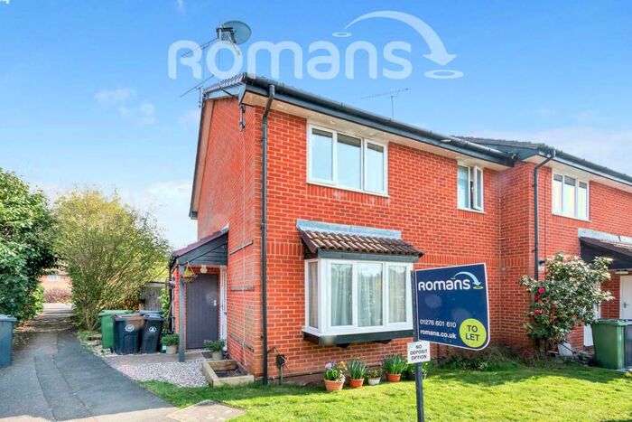 1 Bedroom End Of Terrace House To Rent In Wingfield Gardens, Cheylesmore Park, GU16