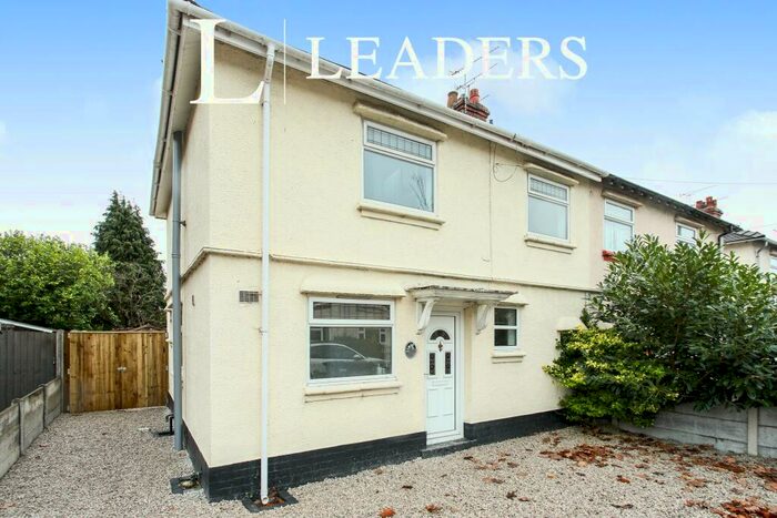 3 Bedroom Property To Rent In Prince Edward Street, Nantwich, CW5