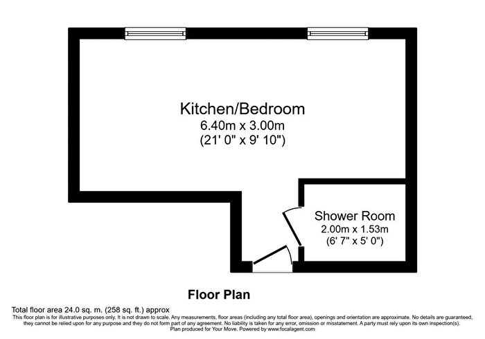 1 Bedroom Flat To Rent In Park Street, Wellington, Telford, Shropshire, TF1