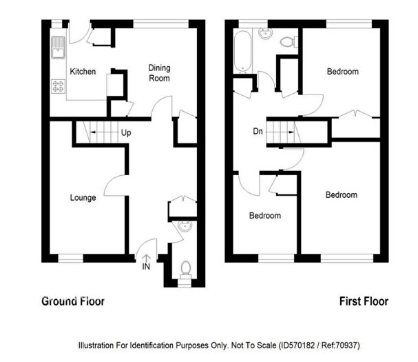 3 Bedroom Terraced House For Sale In Norwich Road, Claydon, Ipswich, Suffolk, IP6