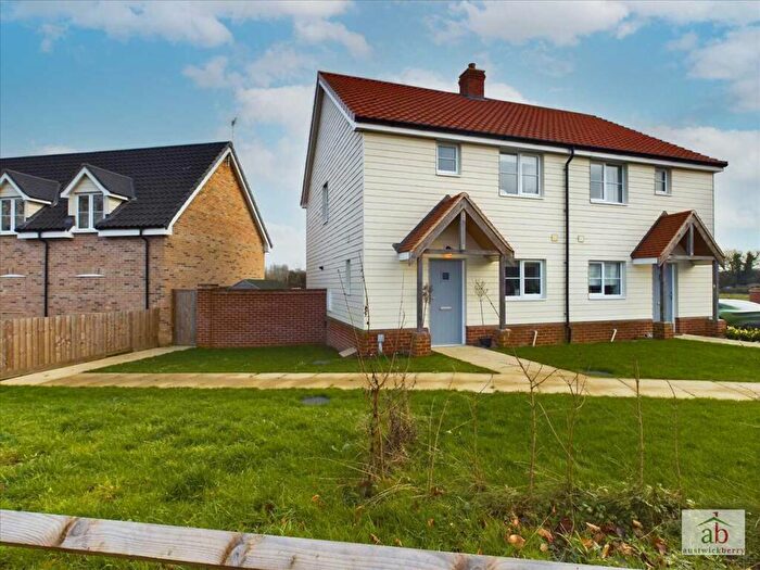 2 Bedroom Semi-Detached House For Sale In Woods Meadow, Bredfield, Woodbridge, IP13
