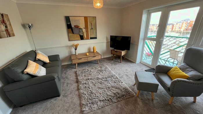 2 Bedroom Flat To Rent In Abbotsford House, Trawler Road, Maritime Quarter, Swansea, SA1