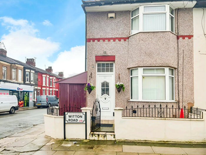 2 Bedroom End Of Terrace House For Sale In Witton Road, Liverpool, Merseyside, L13