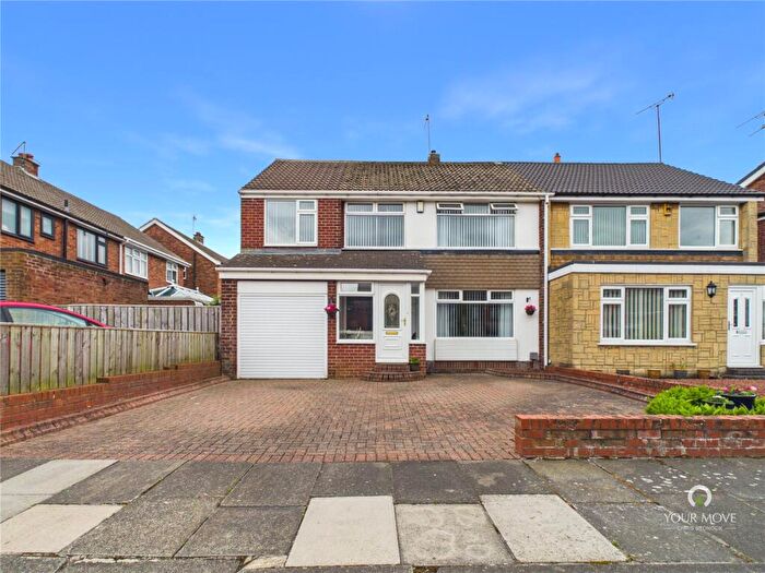 4 Bedroom Semi-Detached House For Sale In Matfen Place, Coxlodge, Newcastle Upon Tyne, Tyne And Wear, NE3