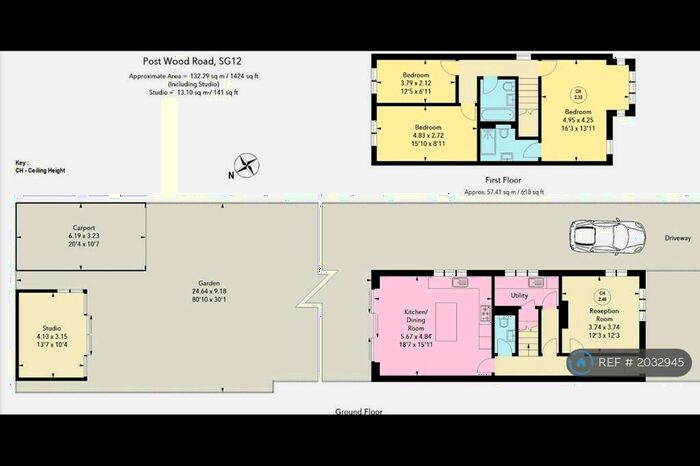 3 Bedroom Detached House To Rent In Post Wood Road, Ware, SG12