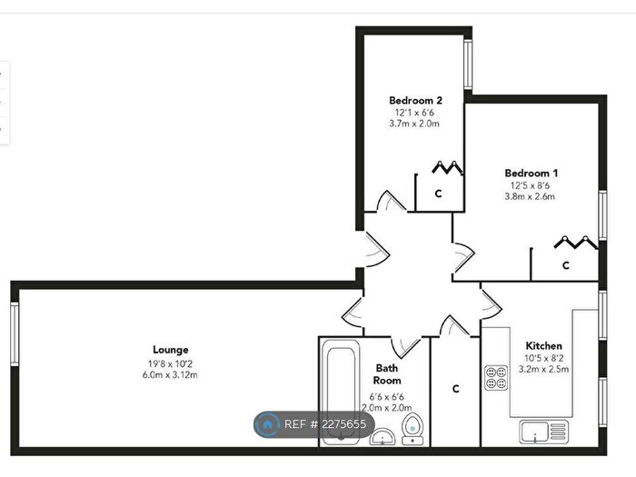 2 Bedroom Flat To Rent In Oxford Street, Glasgow, G5