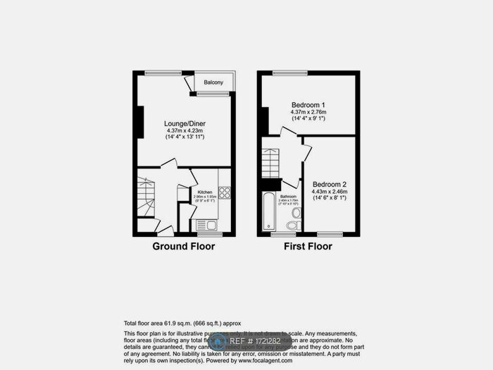 2 Bedroom Maisonette To Rent In Dahlia Road, Abbey Wood, SE2