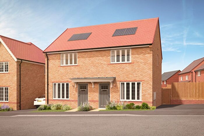 2 Bedroom Semi-Detached House For Sale In "The Didcot" At Cherry Square, Off Winchester Road, Basingstoke, RG23