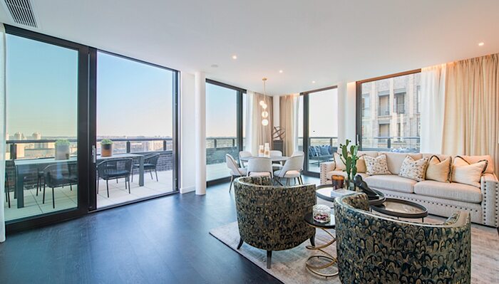 3 Bedroom Flat To Rent In Thornes House, The Residence, London, SW11