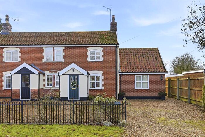 2 Bedroom Semi-Detached House For Sale In Bury Road, Wortham, Diss, IP22