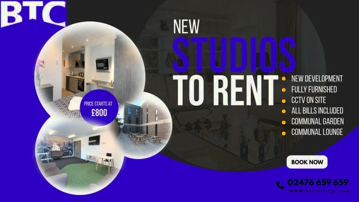 Studio To Rent In Humber Avenue, Coventry, CV1