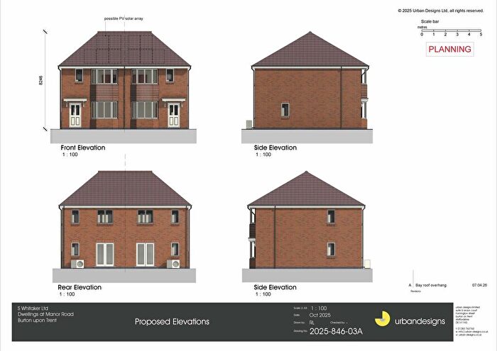 Land For Sale In Manor Road, Burton-on-Trent, DE15