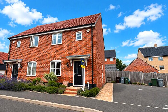 2 Bedroom Semi-Detached House For Sale In Flycatcher Way, Sprowston, Norwich, Norfolk, NR7