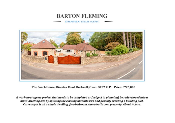 5 Bedroom Character Property For Sale In The Coach House, Bicester Road, Bucknell, Oxfordshire, OX27