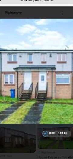 2 Bedroom End Of Terrace House To Rent In Priesthill Road, Glasgow, G53