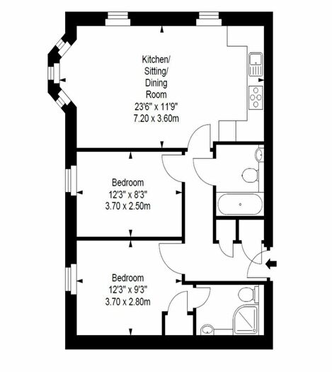 2 Bedroom Apartment To Rent In Crooked Bridge Court, Stafford, ST16