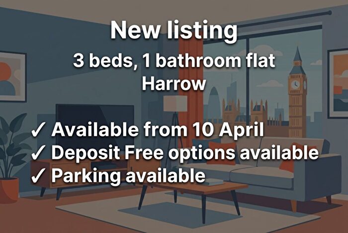 3 Bedroom Flat To Rent In Rayners Lane, Harrow, HA2