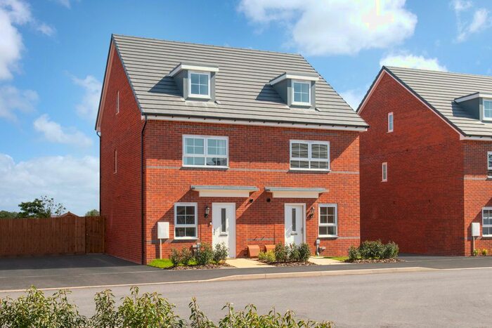 3 Bedroom End Of Terrace House For Sale In "Kingsville" At Hay End Lane, Fradley, Lichfield, WS13