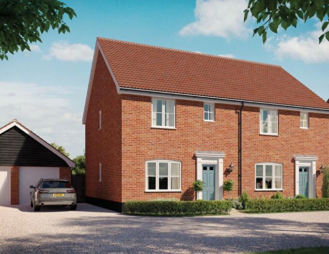 3 Bedroom Semi Detached House For Sale In Queen Elizabeth Way, Bramford, Ipswich, IP8