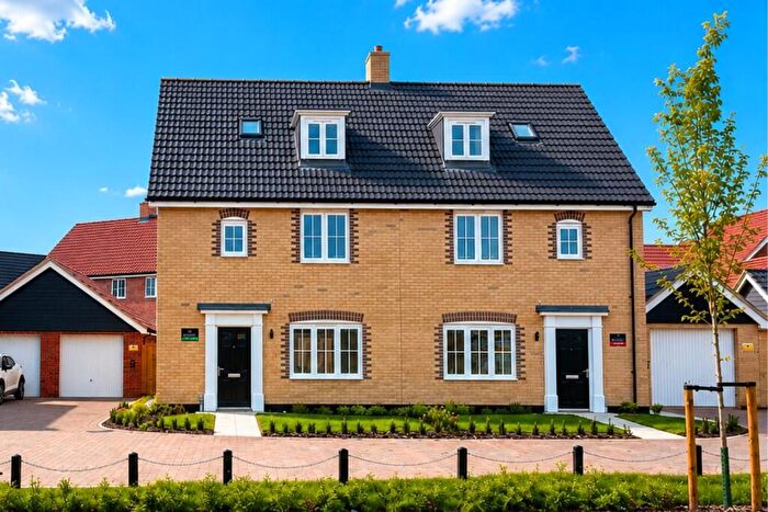 3 Bedroom Semi-Detached House For Sale In The Elms, Woolpit, Suffolk, IP30