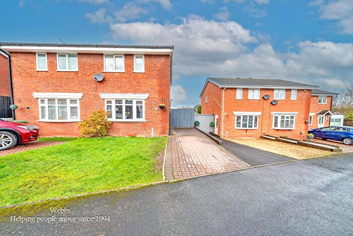 2 Bedroom Semi Detached House For Sale In Elder Close, Heath Hayes, Cannock, WS11