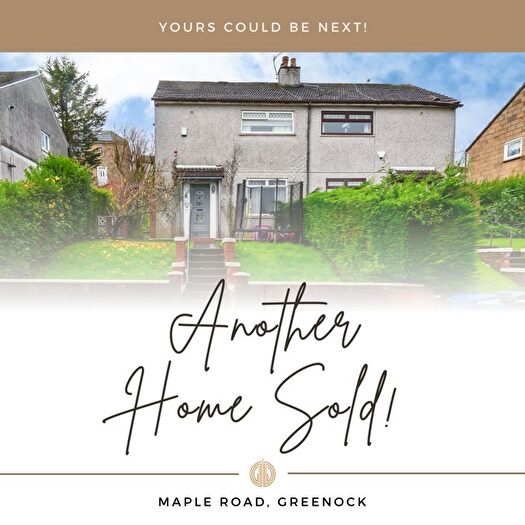 2 Bedroom Semi-Detached House For Sale In Maple Road, Greenock, PA16