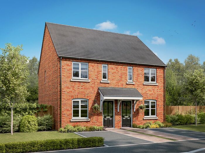 2 Bedroom Semi-detached House For Sale In "The Alnwick" At Langate Fields, Long Marston, Stratford-Upon-Avon, CV37